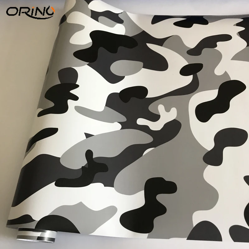 Black White Vinyl Film Wrap-3