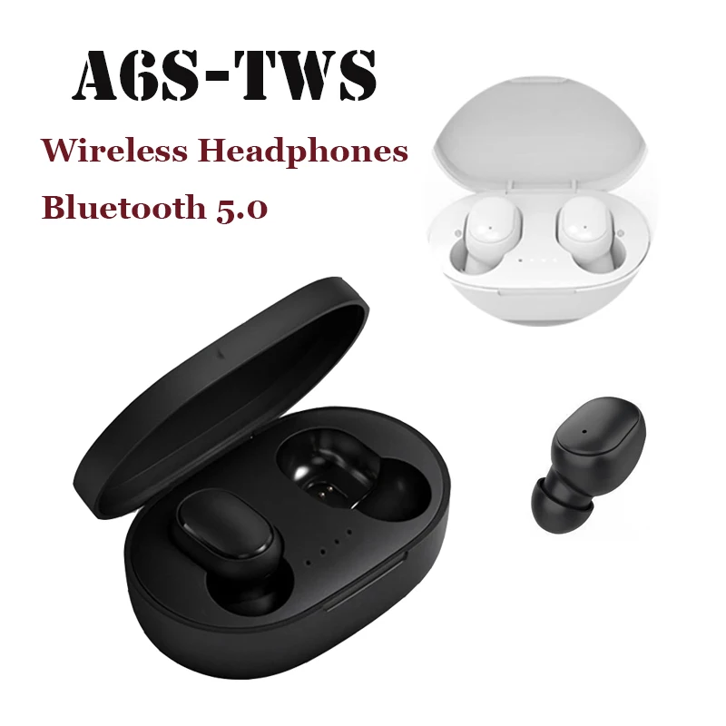 Новая беспроводная bluetooth-гарнитура A6S TWS спортивное стерео устройство с