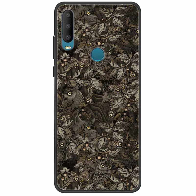 Chic Silicone Marble Black Phone Case with Soft Protective Bumpers