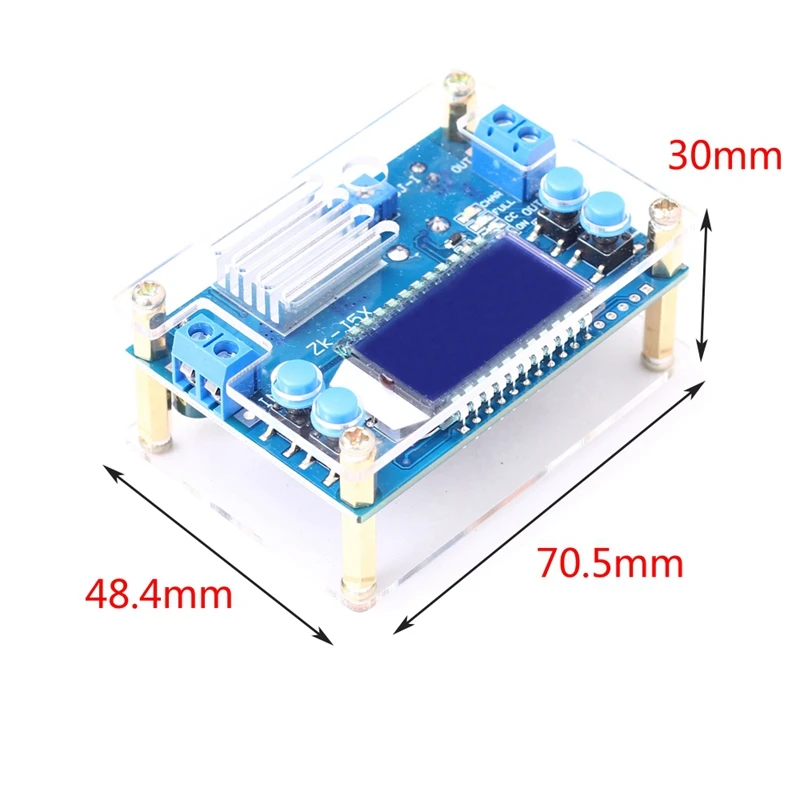 BMBY-Dc 1,2-32 В 5a Постоянное Напряжение Ток ЖК-дисплей цифровой Напряжение Ток дисплей Регулируемый понижающий модуль питания Бо