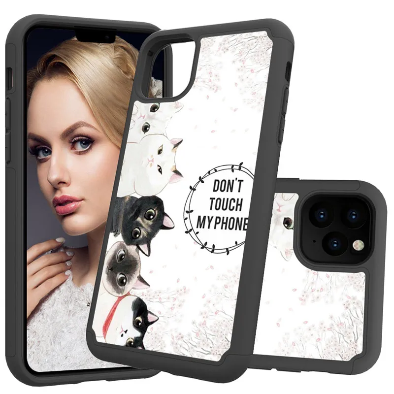 Силиконовый и PC 2 в 1 чехол для Iphone 11 Pro Max XR 7 8 Plus XS Капа IPod Touch 5 6 противоударный Fundas |