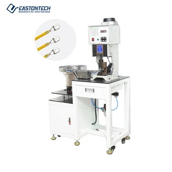 

EW-5055 Wire crimping machine with vibrating feeder for loose terminal