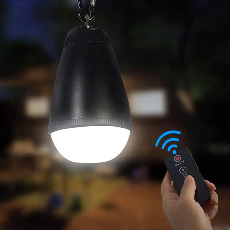 

1.5W Camping LED Light 3 Levels Adjustable Remotely Controllable Hanging Lantern On For Outdoor Camping Tent Light Waterproof