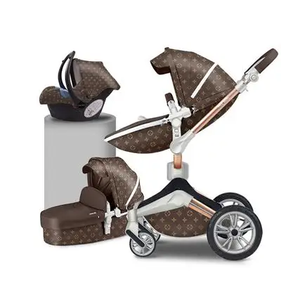 Горячая Распродажа, коляска для мамы, с интерфейсом ISOFIX, автомобильное сиденье, роскошная, 3 в 1, детская коляска, 87 см, с высоким пейзажем, детская коляска - Цвет: HOT MOM Star