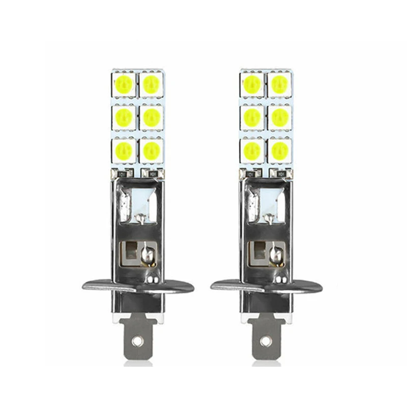 Nuevo 2 uds H1 LED 12V 12V 6000K 55W LED luz antiniebla DE COCHE luces de conducción bombilla de faro LED