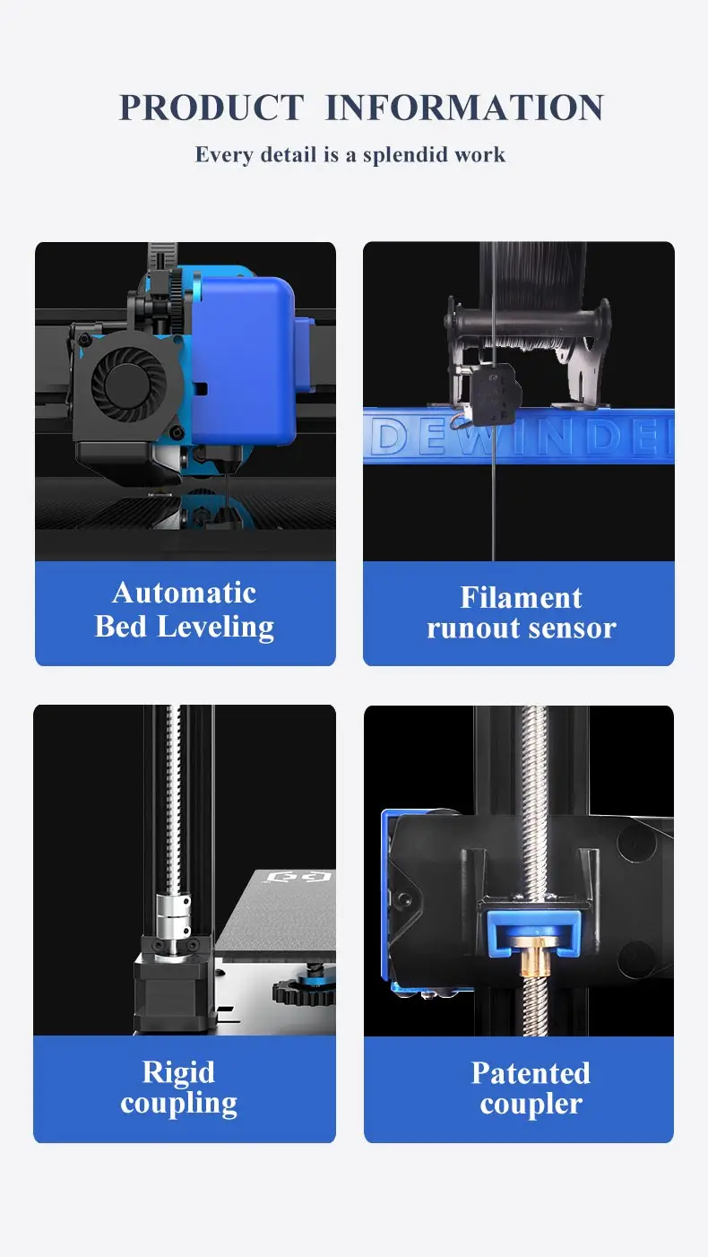 3D Printer Artillery Sidewinder X2 SW-X2 300x300x400mm ABL Large Plus Size High Precision Dual Z Axis TFT Touch Screen