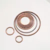 10-50 pcs 8-60mm Brass closed ring circle earring hoop for diy bracelet pendant connectors handmake jewelry making accessories ► Photo 3/6