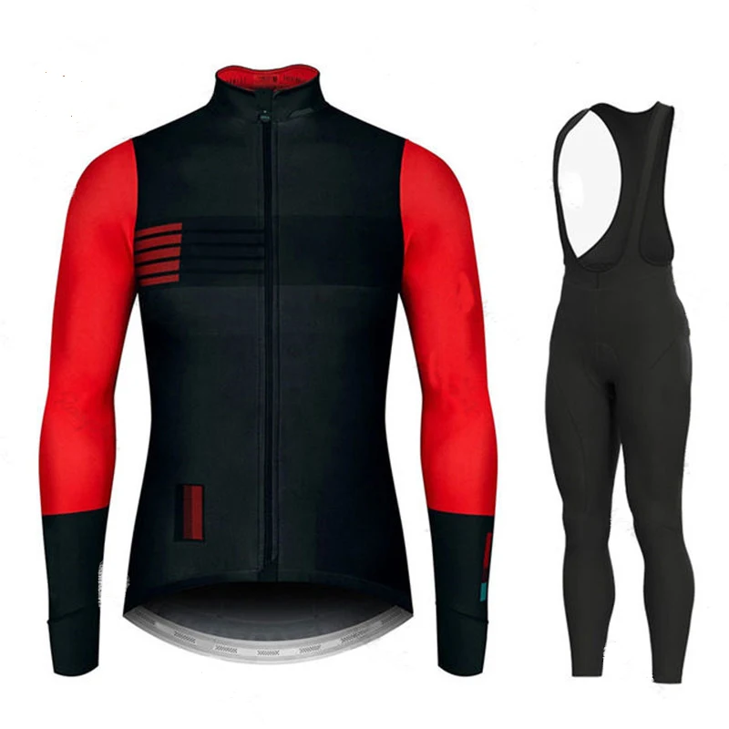 Spain Team Jersey Quick-drying Long-sleeved Jerseys and Cycling Shorts Cycling Sets 10 Colors