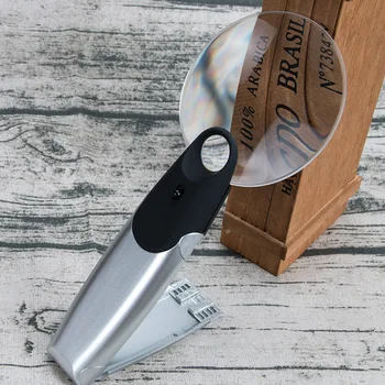 

Optical K9 Glass Magnifying Glass Multi-function High-end Handheld With LED Light Reading Magnifier