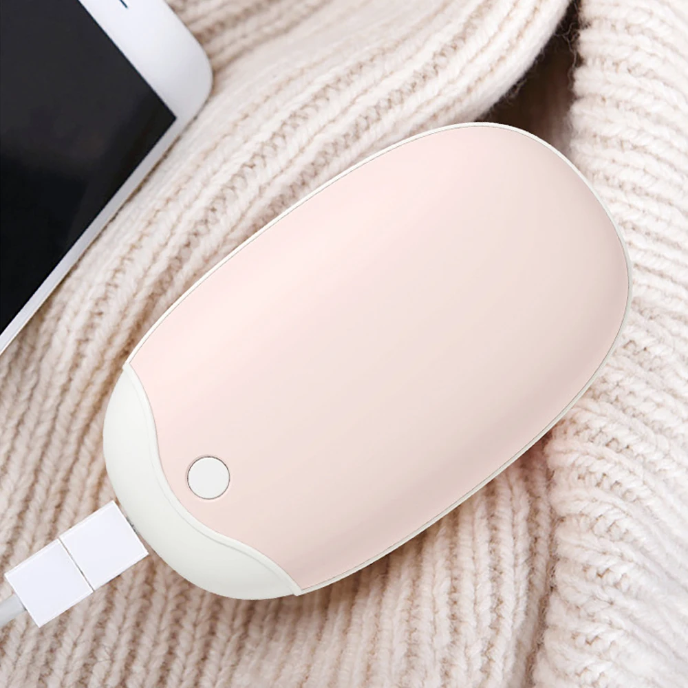USB перезаряжаемая грелка для рук 4000 mAh Электронный маленький портативный ручной подогреватель Подушка горячий мгновенный нагрев для зимы