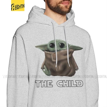 

The Child Mandalorian Hoodie Men Funny Yoda Baby Star Wars Jedi Fett Hoodie Shirt Cotton Design Sweatshirt