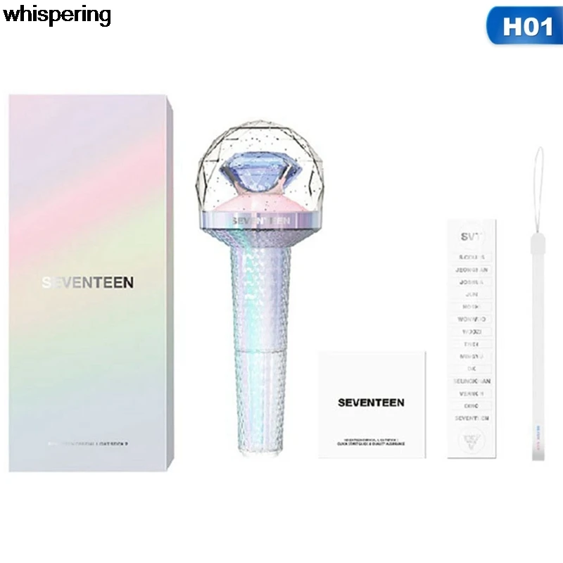KPOP семнадцать карат Бонг VER.2 Bluetooth светильник палка альбом концертов лампа для