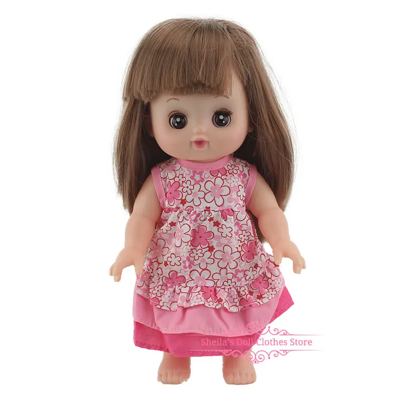 Прекрасный полосатый комбинезон для 25 см Mellchan Baby Doll Одежда Аксессуары