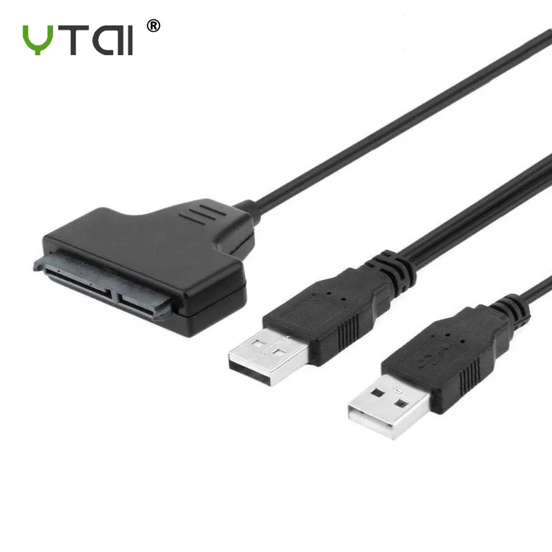 

2.0 USB to SATA Cable Computer Hard Driver Connection Cables 2.5" 22P Serial ATA Adapter For HDD/SSD Laptop Hard
