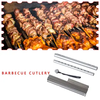 

Portable Stainless Steel Grill Folding BBQ Grill Mini Pocket BBQ Grill Barbecue Accessories For Home Park Use