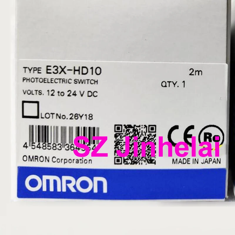 OMRON E3X-HD10 подлинный фотоэлектрический переключатель 2 м волоконно-оптический усилитель