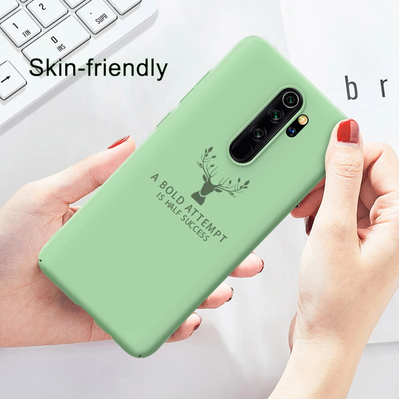 Для Redmi Note 8 Pro чехол Роскошный жидкий впрыск приятный на ощупь полный Чехол