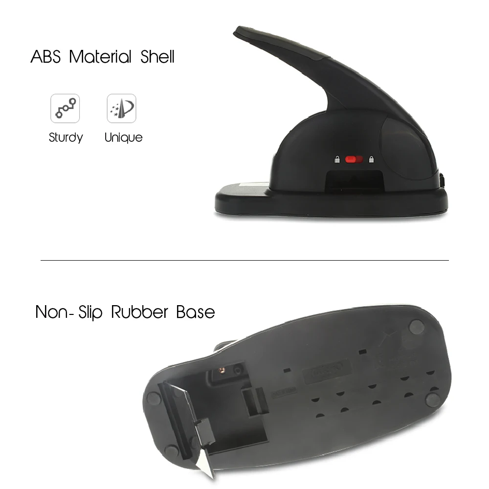 

Heavy Duty 2-Hole Punch Puncher with Padded Handle 40-Sheet Capacity for Office School Home