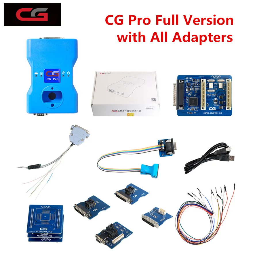 CG Pro 9S12 программист полная версия включая все адаптеры CGDI CG Pro 9S12 для Freescale программист следующего поколения CG-100 - Цвет: Full