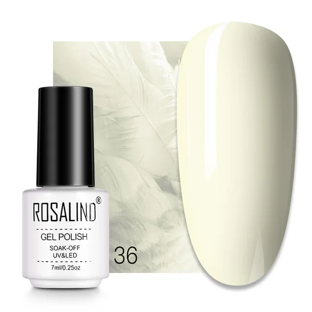 ROSALIND 7ML Nail Gel Polish Hybrid Varnishes All For Manicure Nails Art Base Top Coat UV Lamp Vernis Semi Permanent Varnishes RC36