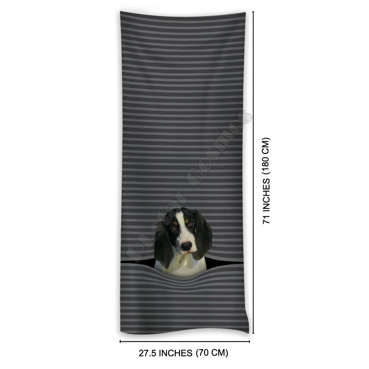 Рисунок 4 - Теплый шарф в виде американского бульдога с 3D принтом