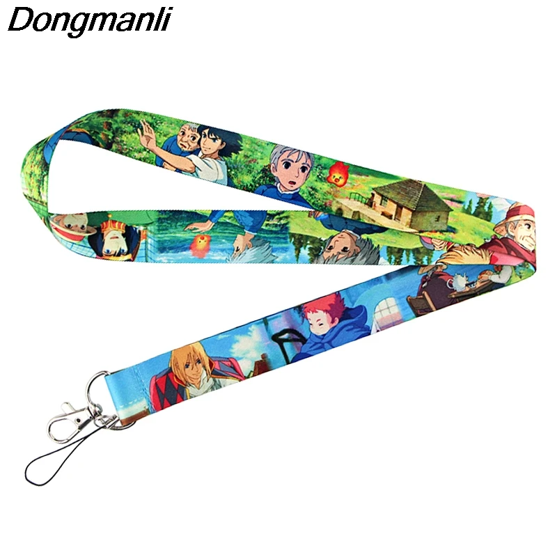 

DZ891 Anime Lanyards Id Badge Holder Keychain ID Card Pass Gym Mobile Badge Holder Lanyard Key Holder