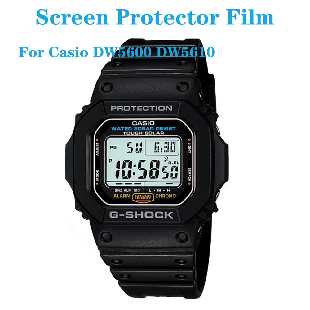Прозрачный нано Взрывозащищенный протектор экрана для Casio DW5600 DW5610 спортивные