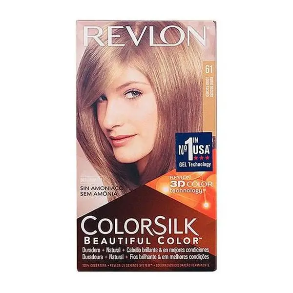 Краска без аммиака Colorsilk Revlon темная блондинка|Чаши для смешивания красок волос| |