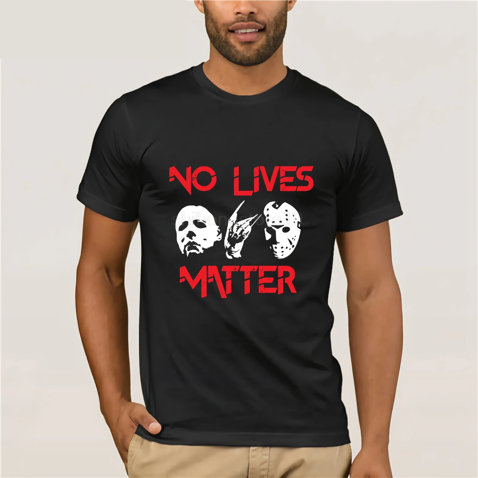 No Lives Matter футболка Friday the 13th Футболка мужская Винтажная Майкл Майерс ужас Фильм