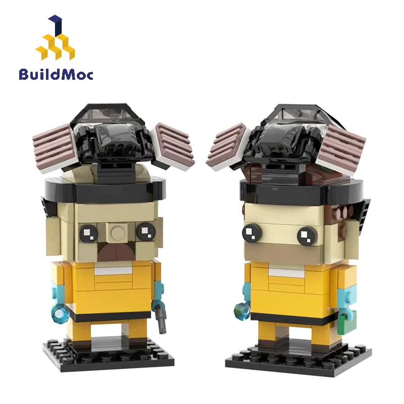 Строительные фигурки Brickheadz Breaking Bad-Walter White &amp Jesse Pinkman строительные блоки MOC модель