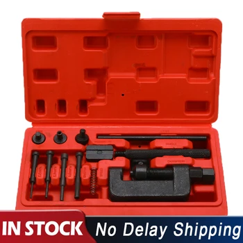 

13Pcs Universal Motorcycle Bike ATV Chain Breaker Splitter Riveting durable Tool Set Remover Chain Cutter Riveting Repair Kit