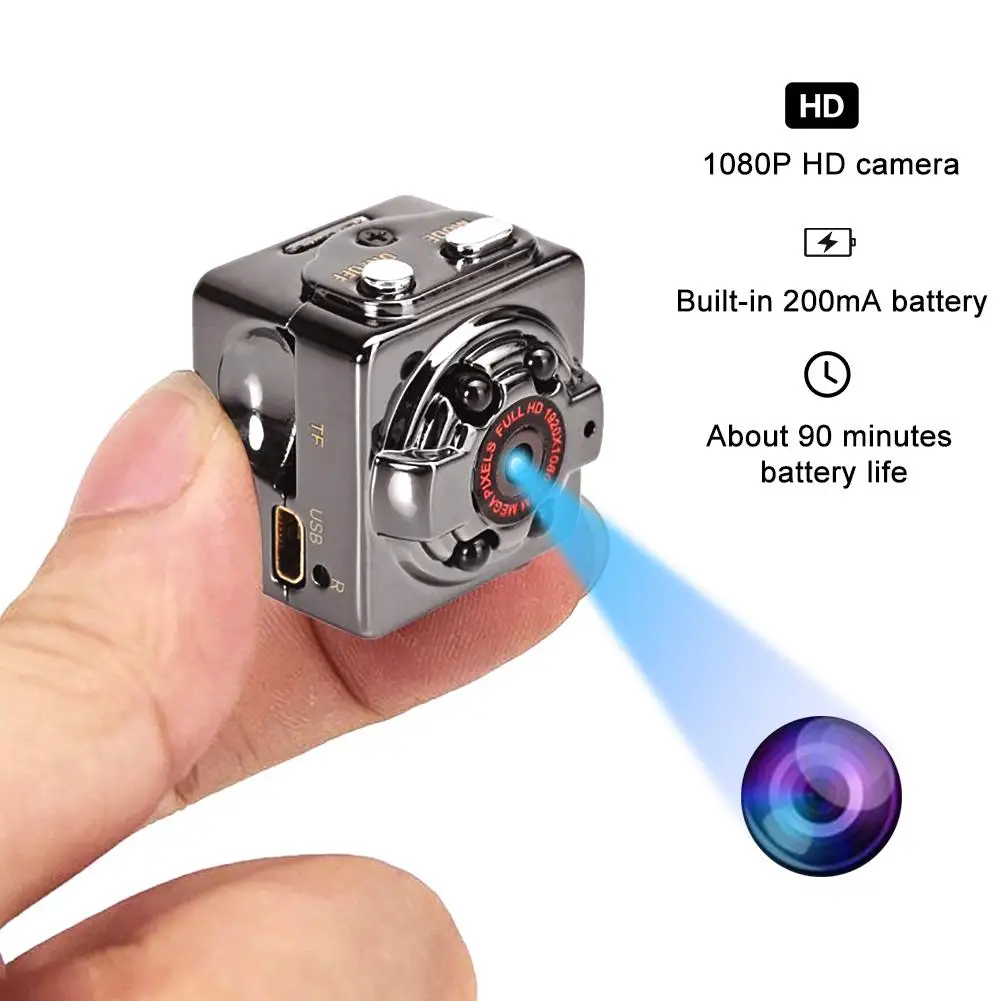 

Mini Camera SQ8 1080P HD Wireless Digital Mini DV Camera Night Vision Small Camera Micro Video Camcorder Videocamera