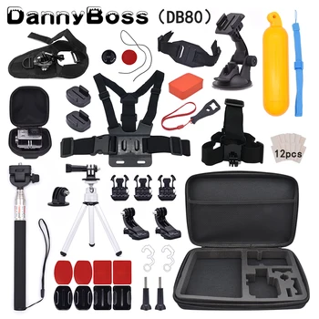 

Action Camera Accessories Tripod Monopod Wrist Strap Chest Strap Head Strap Mount for GoPro Hero 7 6 5 Xiaomi Yi 4K Sjcam