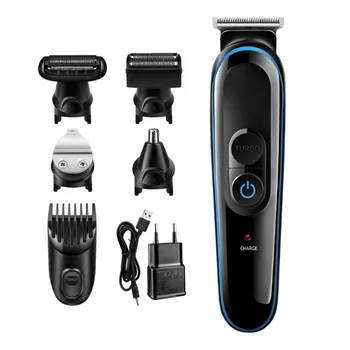 

5 in 1 Rechargeable Electric Men's Grooming Kit Multifunction Hair Clipper / Trimmer/ Shaver / Nose & Ear Trimmer / Body Shaver