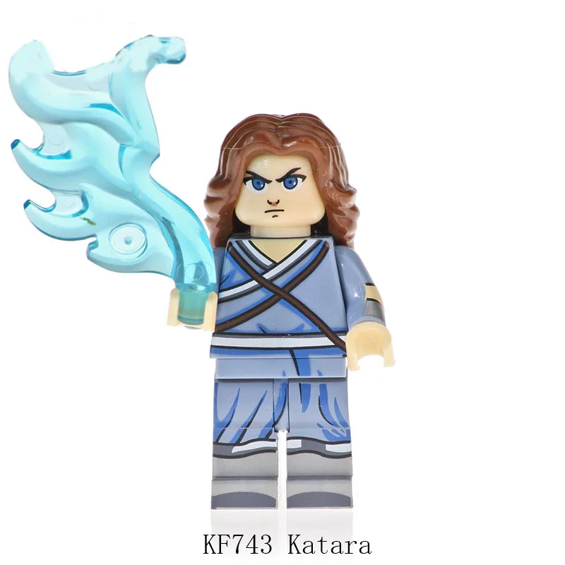 Одиночная продажа строительных блоков Кирпичи Aang Катара TophBeifong Prince Zuko Sokka модели