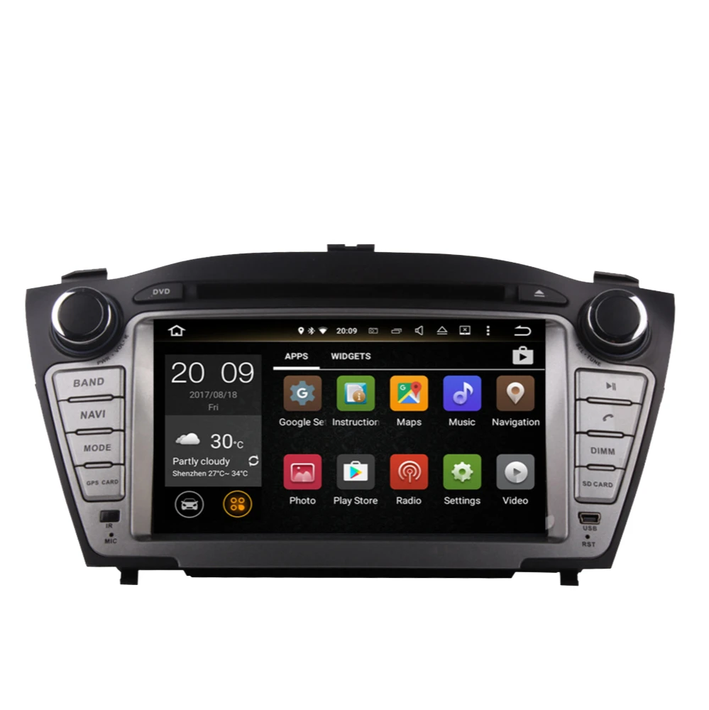 Автомобильный GPS-навигатор Android 10 0 для Hyundai IX35 Tucson 2009-2014 автомобильное радио