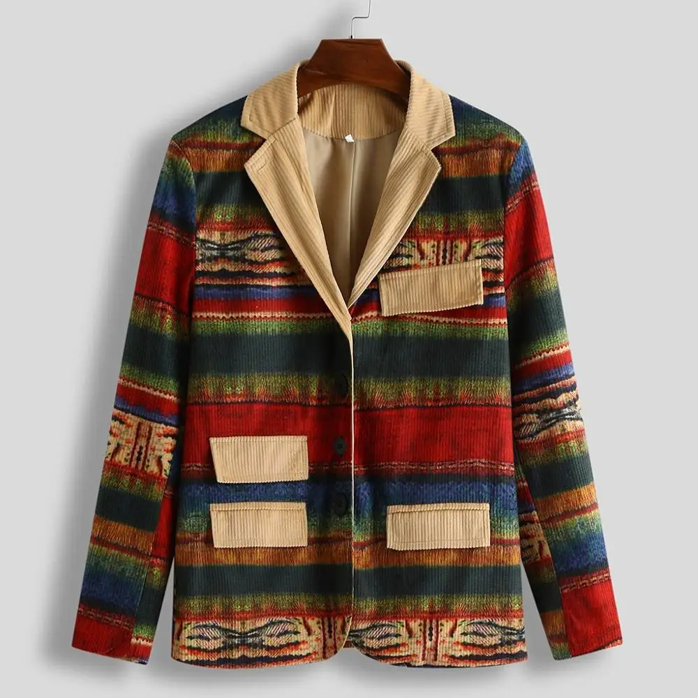Corduroy Suit Coat Jackets 