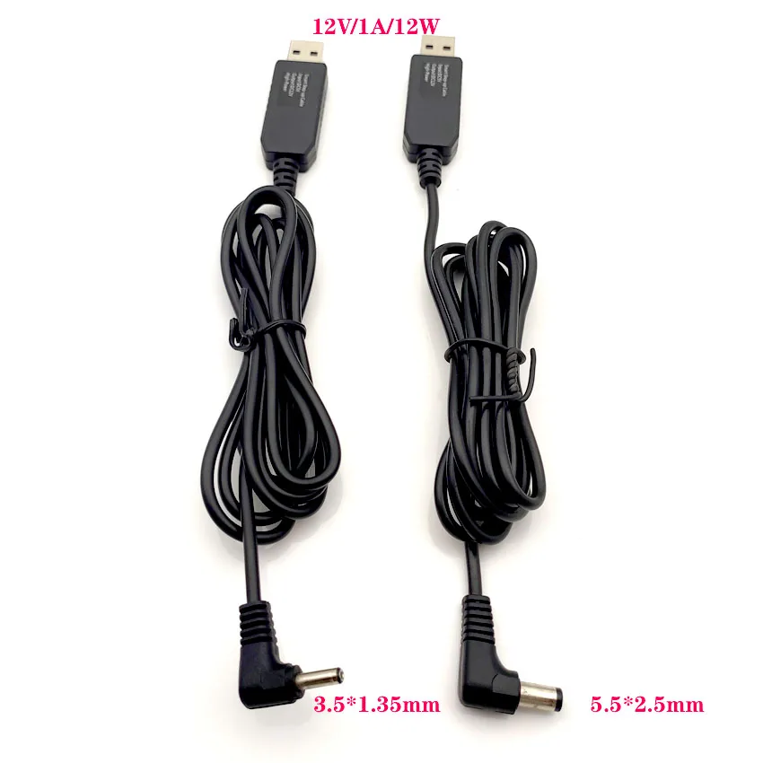 Повышающий мощность USB линия DC 5 В к DC 9 В/12 В Повышающий Модуль USB конвертер Кабель-адаптер 3,5*1,35 мм 4,0*1,7 мм 5,5*2,1 мм разъем