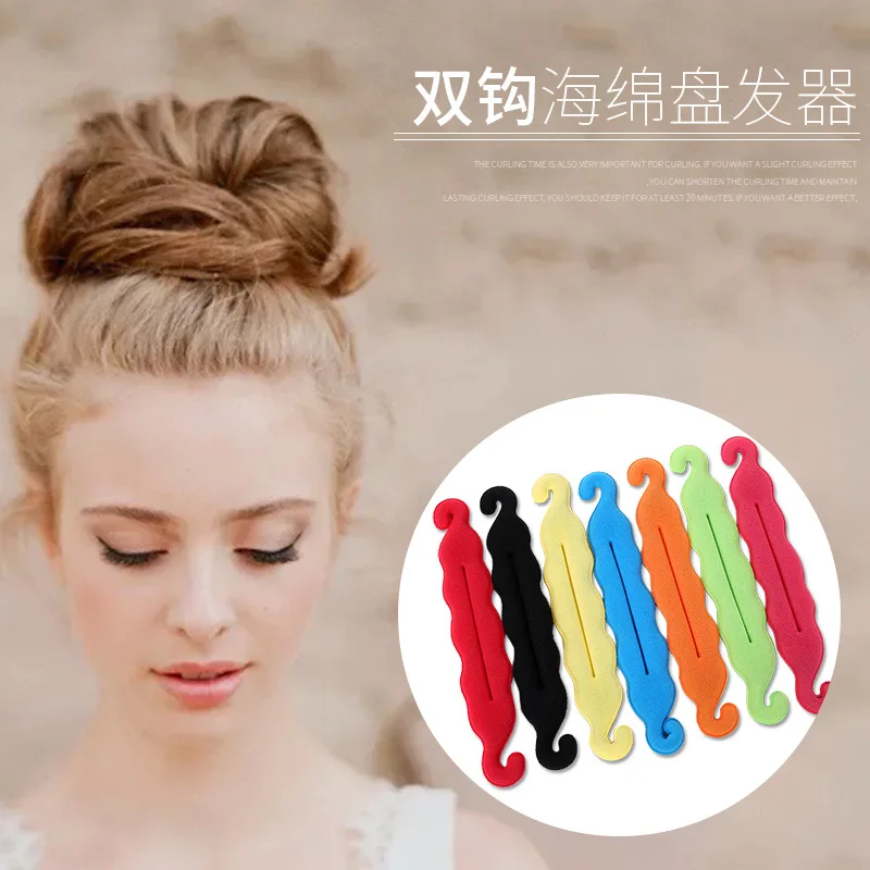 New Style Double Hook Sponge Hair Device Women's Sweet Meatball Head
