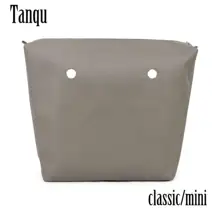 TANQU искусственная кожа водонепроницаемая внутренняя подкладка карман на молнии для Obag Классическая Мини Подкладка Вставка для O сумка