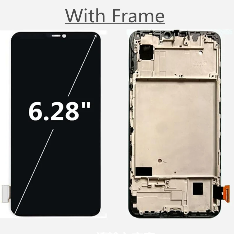 ЖК дисплей TFT 6 28 &quotбез отпечатков пальцев для vivo X21 X21A X21UD X21UDA + сенсорный экран