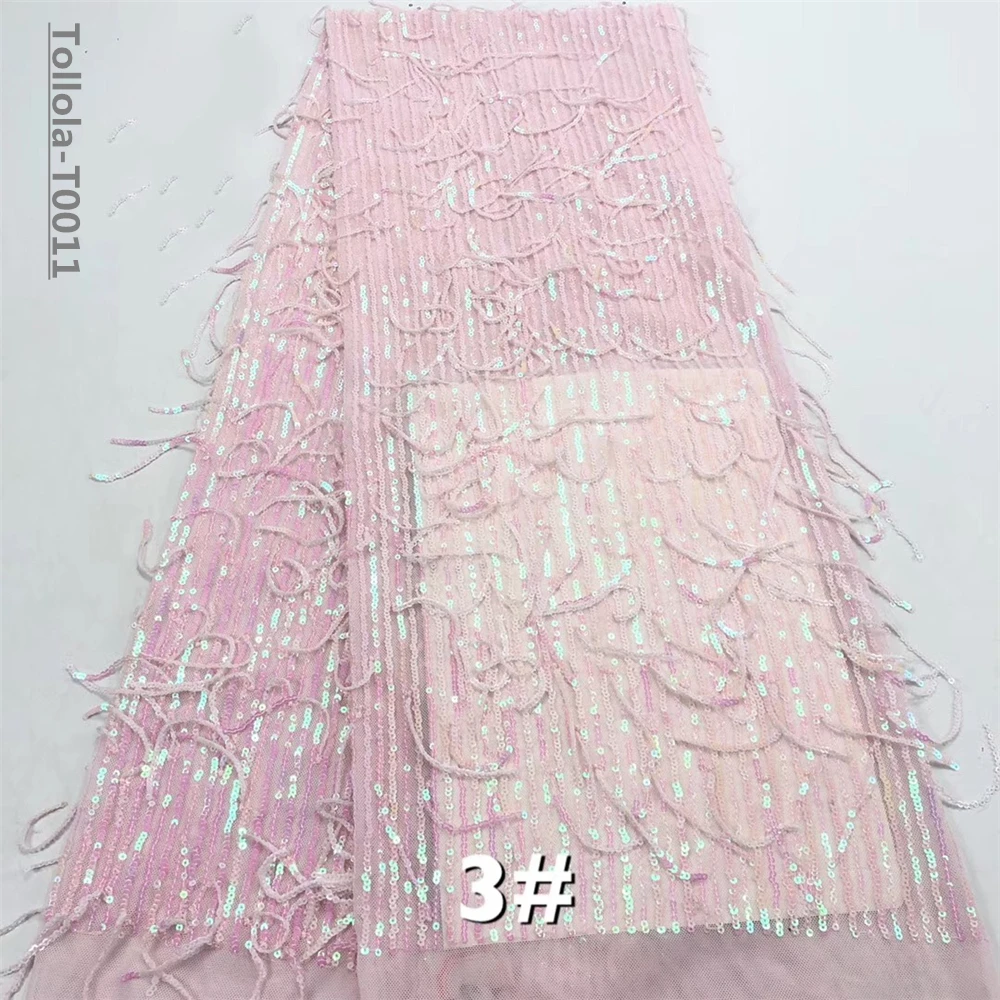 Детская розовая африканская кружевная ткань высокого качества французская