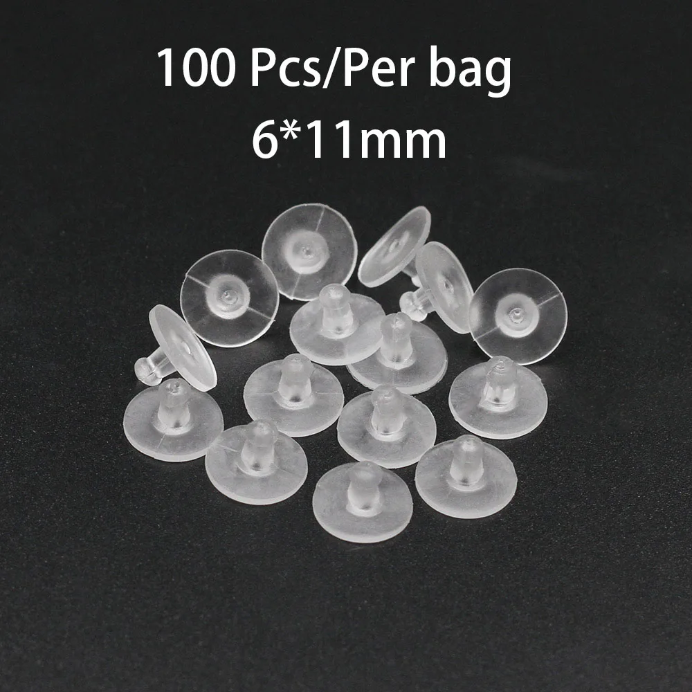 100 x Silicone Earring Backs BULK Wholesale Rubber Earring Back Stoppers  Safety Earring Nuts - AliExpress