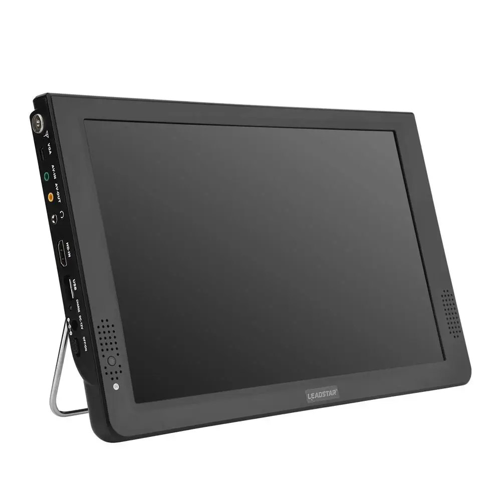 12 дюймов Портативный ТВ цифровой аналоговый телевизоров DVB-T-T2 для дома автомобиля самолет штепсельная вилка европейского стандарта 110-220V