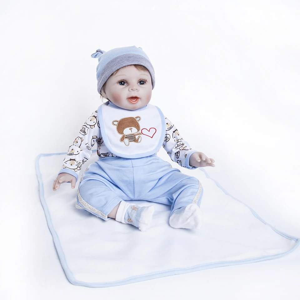 Allaosify 55 см EBAY моделирование кукла возрожденная кукла