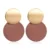 POXAM New Korean Statement Round Earrings For Women Geometric Gold Shell Fluff Dangle Drop Earrings Brincos 2020 Fashion Jewelry