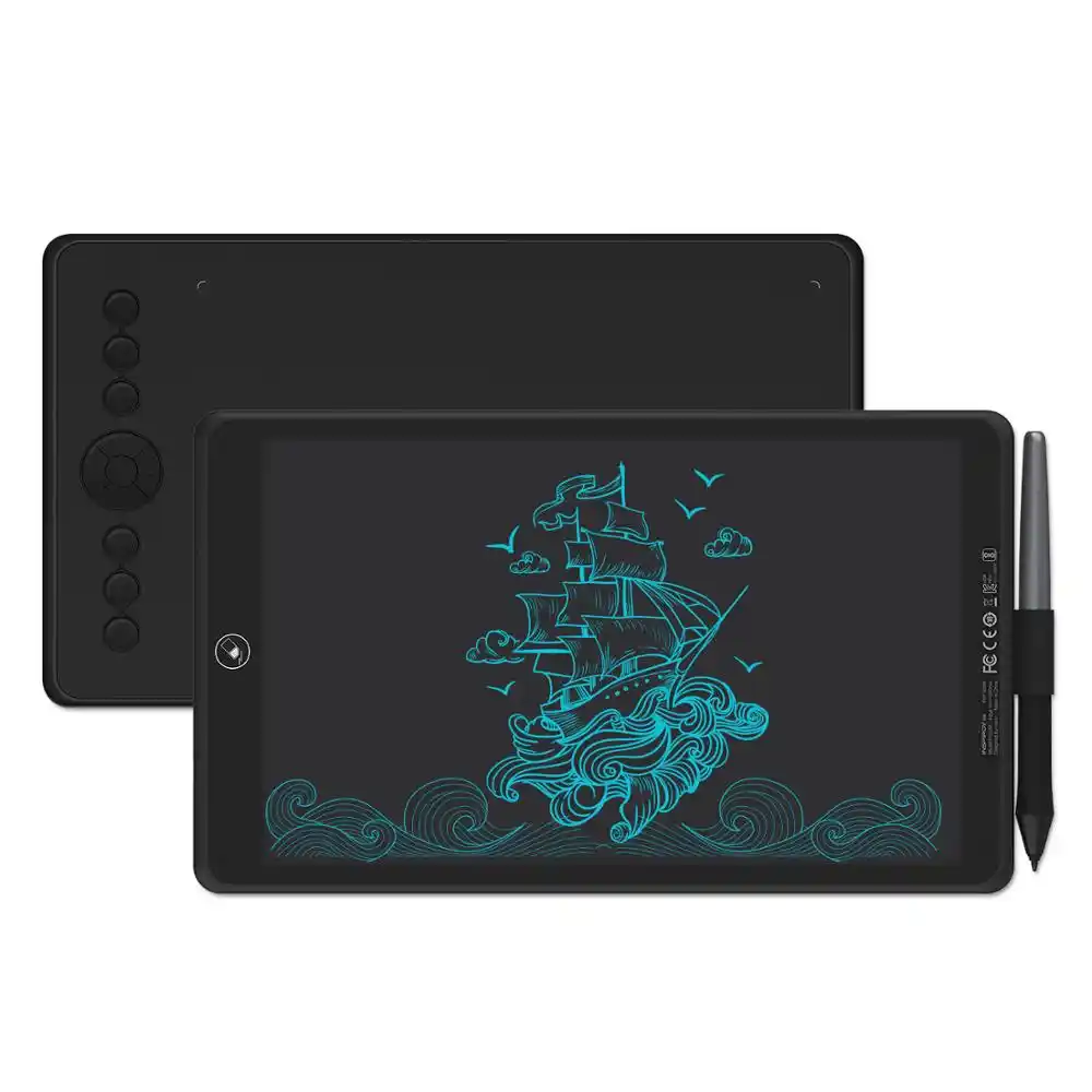 Huion H320m 2 In 1 Tavoletta Grafica 8192 Livelli Da Disegno Digitale Pen Tablet E Di Scrittura Lcd Tablet Batteria Libera Dello Stilo Per Pc Telefono Aliexpress