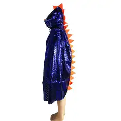 Детский креативный блестящий костюм животного для Хэллоуина, синий, золотой, фиолетовый, серебристый Плащ