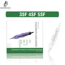 Biomaser 10 шт. картридж для тату макияж 3SF/4SF/5SF картридж иглы для татуировки иглы для иглы Советы для бровей губ