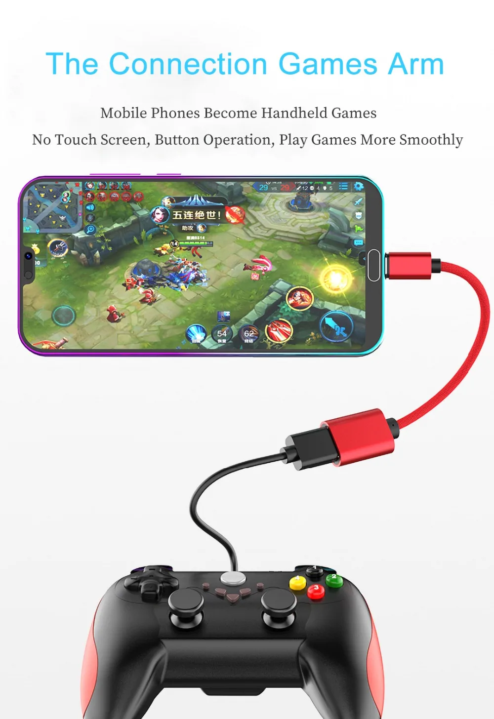 Type C USB OTG Кабель-адаптер для Xiaomi Redmi Note 7 type C USB C разъем для samsung S10 huawei планшет USB 2,0 OTG Adaptador